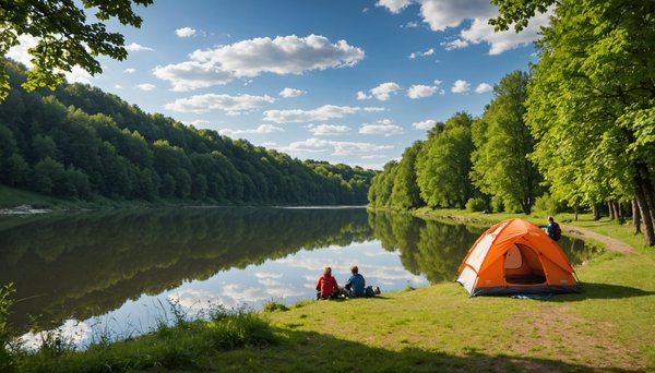 Camping bord de rivière : découvrez les nobis d'anjou